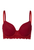 Luxury Moments Lace T-Shirt Bra | Red Dahlia 71503-2418