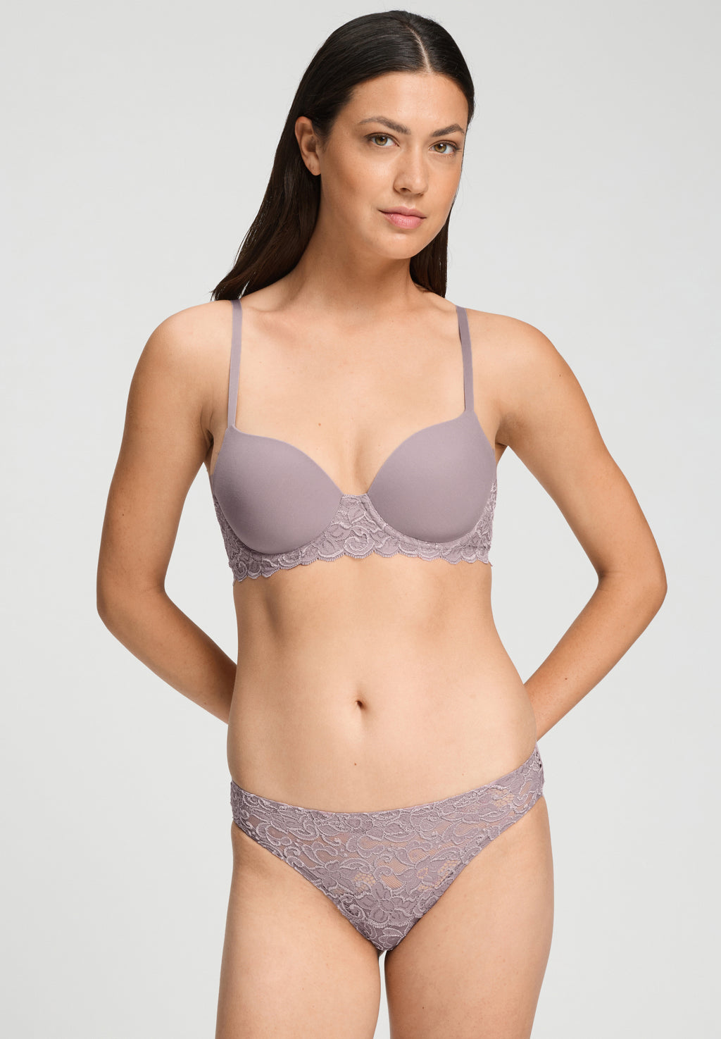 Luxury Moments Lace T-Shirt Bra | Stormy Rose 71503-2467
