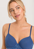 71503 Luxury Moments Lace T-Shirt Bra - 2604 True Navy