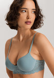 Luxury Moments Lace T-Shirt Bra | Tourmaline Blue 71503-2712