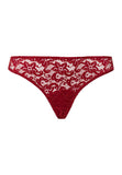 Luxury Moments Thong | Red Dahlia 71507-2418