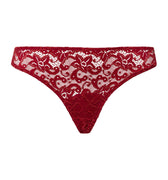 Luxury Moments Thong | Red Dahlia 71507-2418