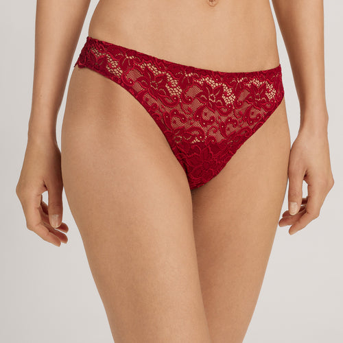Luxury Moments Thong | Red Dahlia 71507-2418