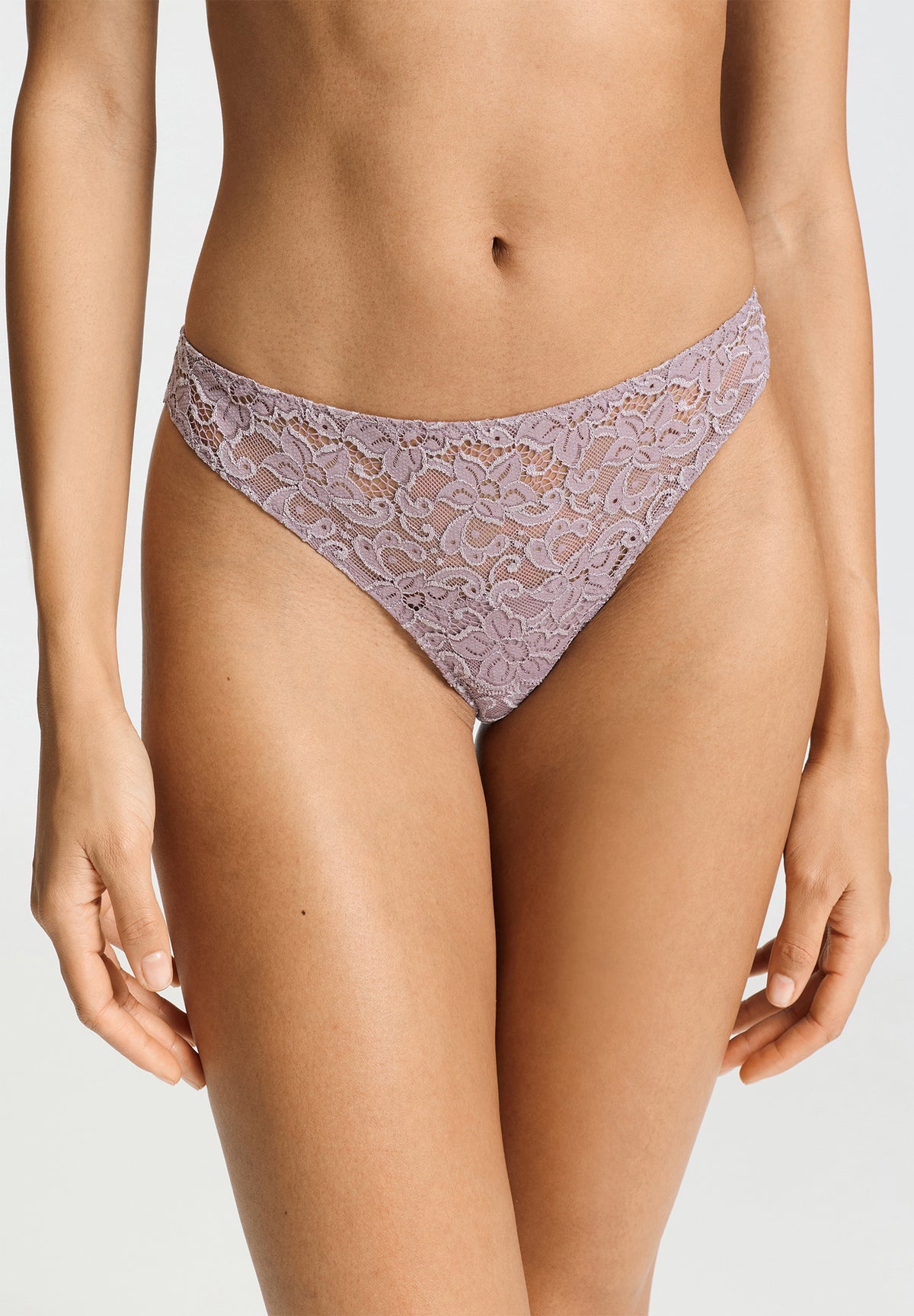 Luxury Moments Lace Thong | Stormy Rose 71507-2467