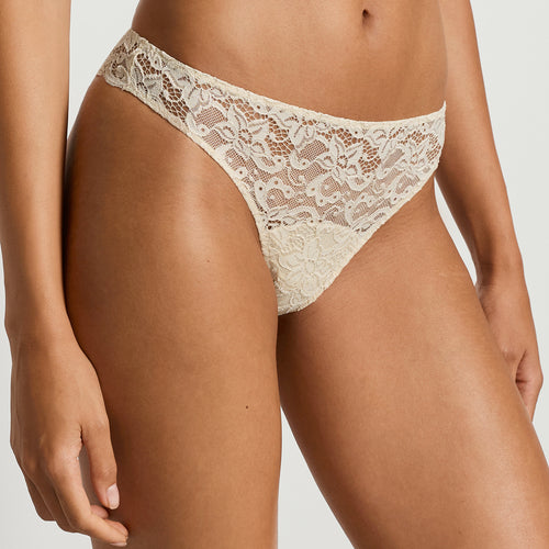 Luxury Moments Lace Thong | Summer Sand 71507-2811