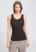 Ultralight Wool Tank Top | Dark Mocha 71595-2185