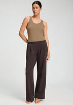 Ultralight Wool Tank Top | Suede Camel 71595-2825