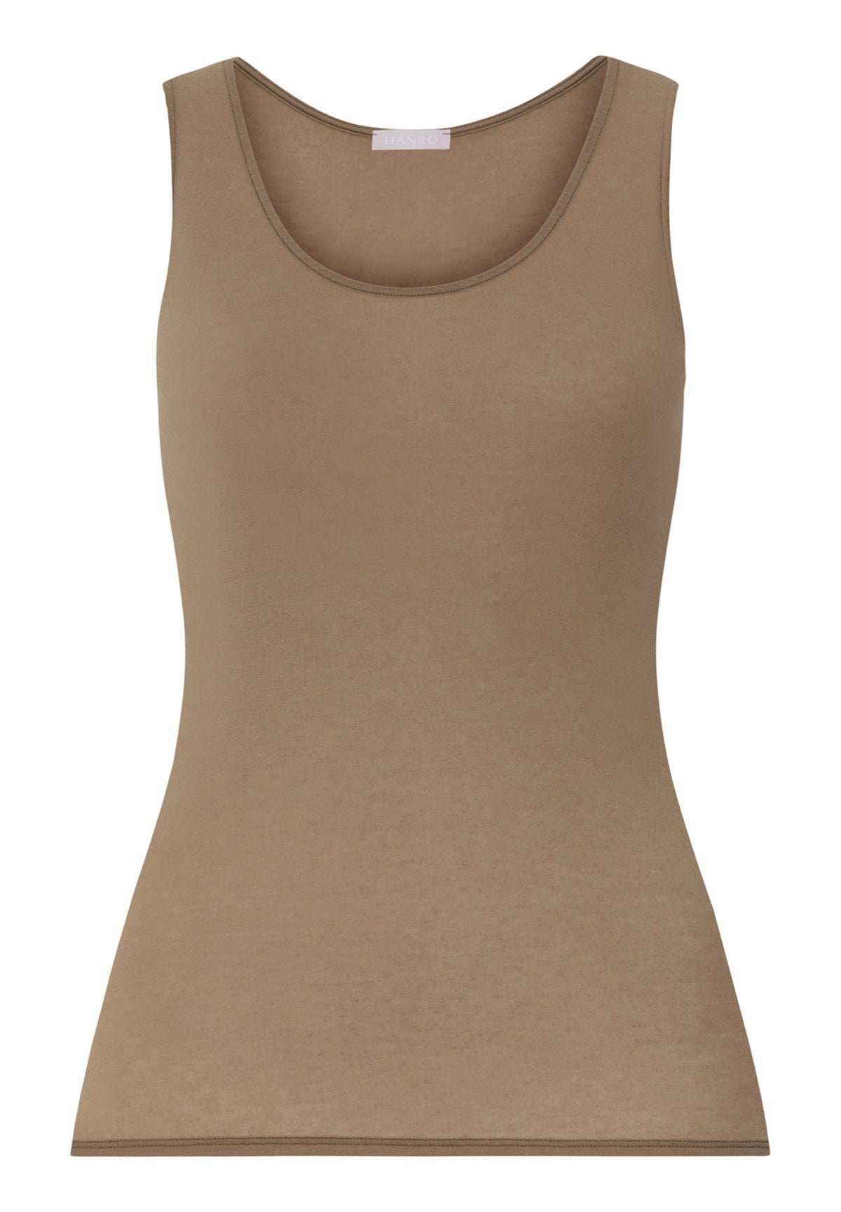 Ultralight Wool Tank Top | Suede Camel 71595-2825