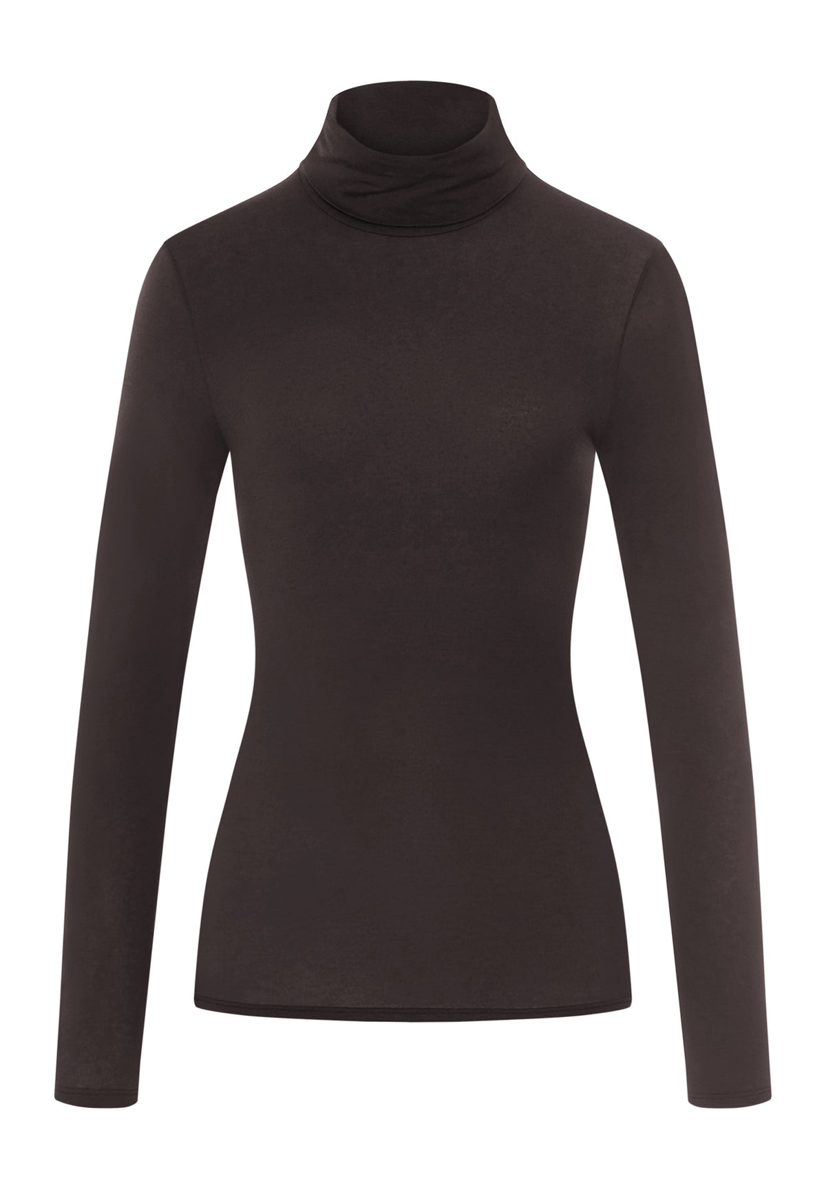 Ultralight Wool Turtleneck Shirt | Dark Mocha 71597-2185