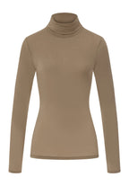 Ultralight Wool Turtleneck Shirt | Suede Camel 71597-2825