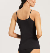 71600 Cotton Seamless Spaghetti Camisole - 019 Black