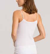 71600 Cotton Seamless Spaghetti Camisole - 101 White