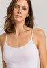 71600 Cotton Seamless Spaghetti Camisole - 101 White