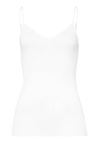 71601 Cotton Seamless V-Neck Camisole - 101 White
