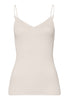 71601 Cotton Seamless V-Neck Camisole - 116 Pale Cream