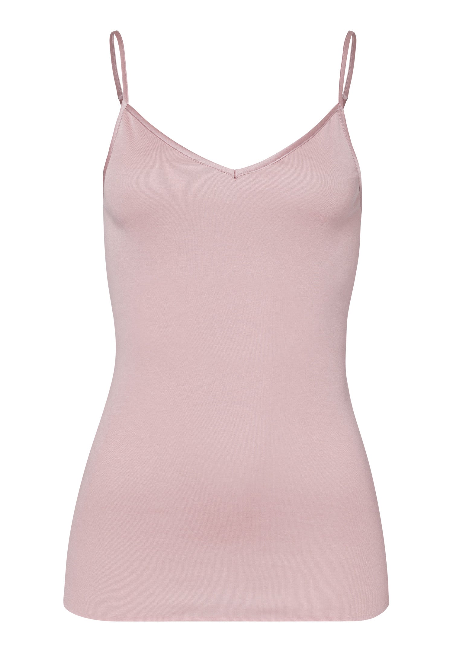 71601 Cotton Seamless V-Neck Camisole - 1387 Pale Pink