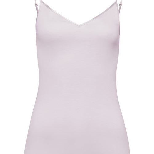 71601 Cotton Seamless V-Neck Camisole - 1486 Lupine Love