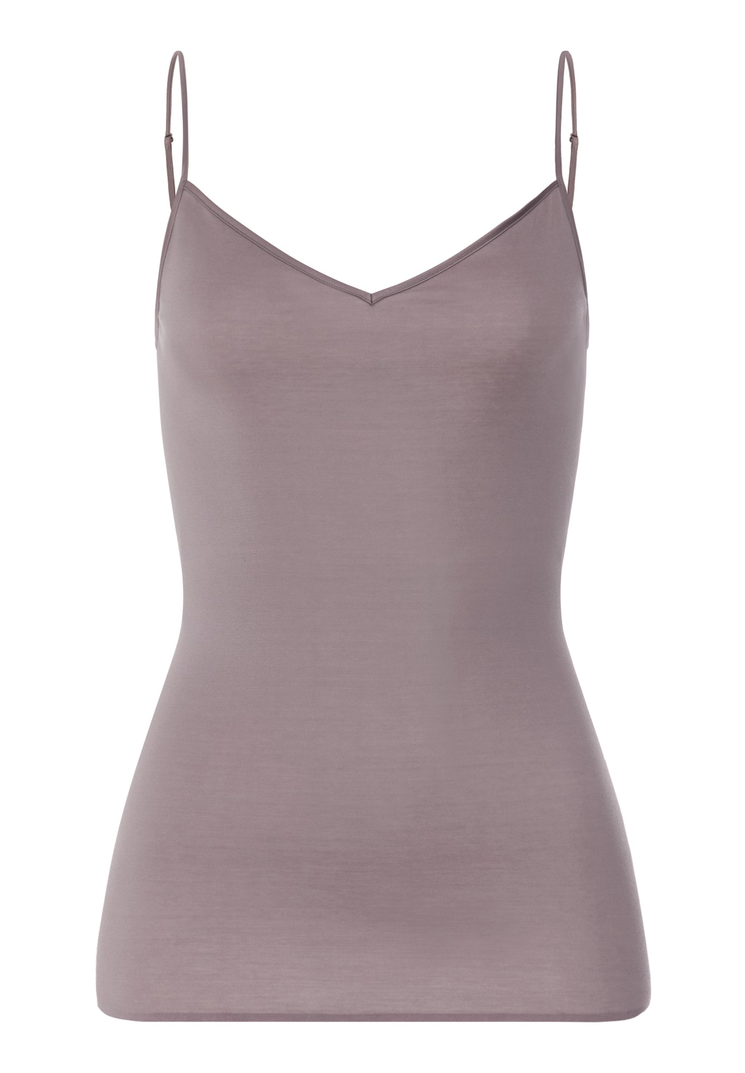 Cotton Seamless V-Neck Cotton Camisole | Stormy Rose 71601-2467