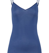 71601 Cotton Seamless V-Neck Camisole - 2604 True Navy