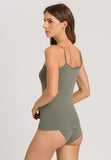 71601 Cotton Seamless V-Neck Camisole - 2668 Antique Green