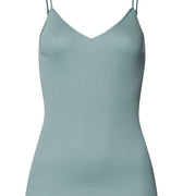 Cotton Seamless V-Neck Camisole | Tourmaline Blue 71601-2712