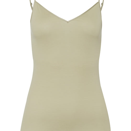 71601 Cotton Seamless V-Neck Camisole - 2720 Moss Green