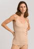 71601 Cotton Seamless V-Neck Camisole - 274 Beige
