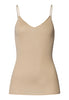 Cotton Seamless V-Neck Camisole | Iced Cappuccino 71601-2846