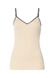 Cotton Seamless V-Neck Cotton Camisole | Summer Sand 71601-3084