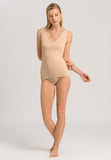 71602 Cotton Seamless V-Neck Tank - 274 Beige