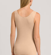 71602 Cotton Seamless V-Neck Tank - 274 Beige