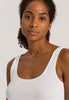71604 Cotton Seamless Round Neck Tank - 101 White
