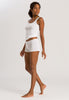 71604 Cotton Seamless Round Neck Tank - 101 White