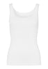 71604 Cotton Seamless Round Neck Tank - 101 White