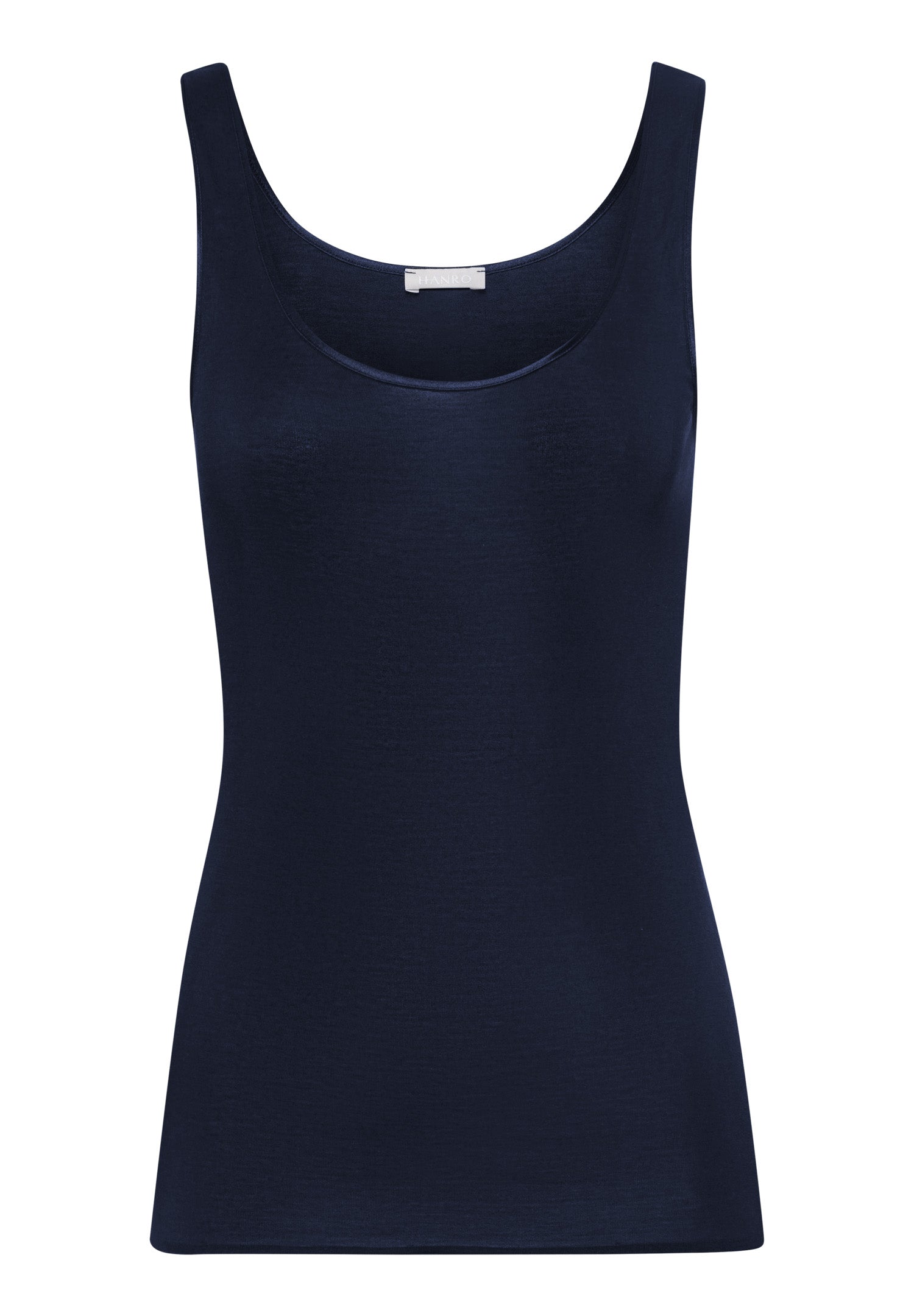 71604 Cotton Seamless Round Neck Tank - 1610 Deep Navy