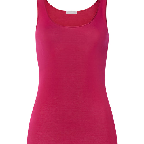 Cotton Seamless Round Neck Cotton Tank Top | Light Sangria 71604-2465