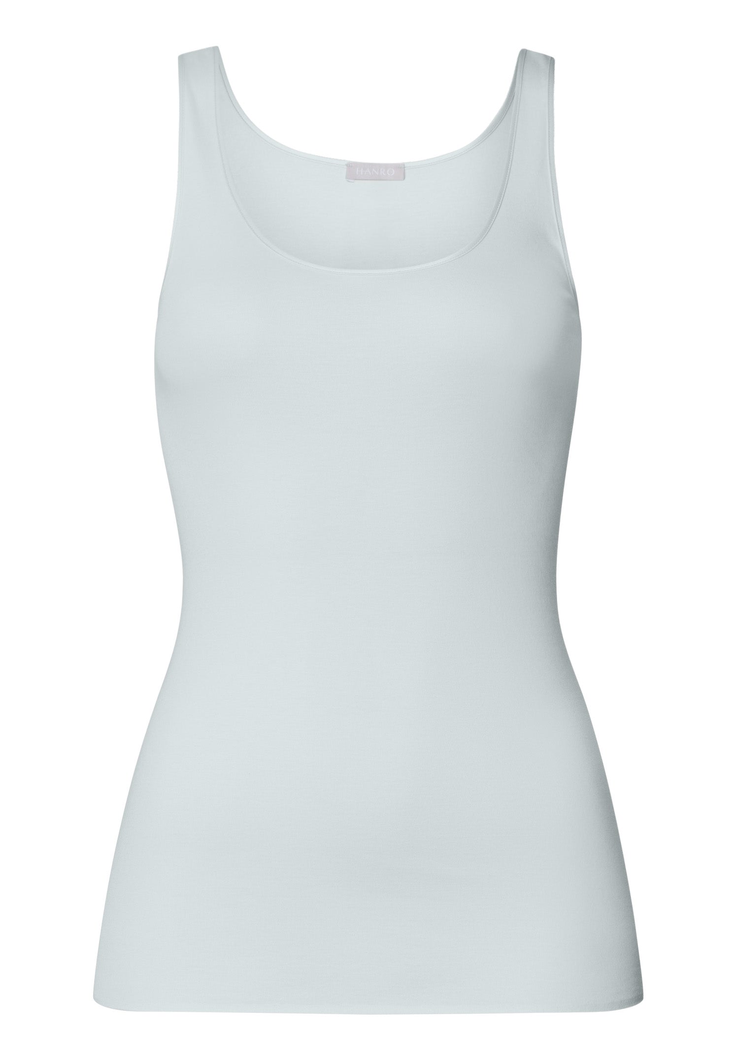 Cotton Seamless Round Neck Cotton Tank Top | Vapor 71604-2534