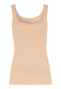 71604 Cotton Seamless Round Neck Tank - 274 Beige