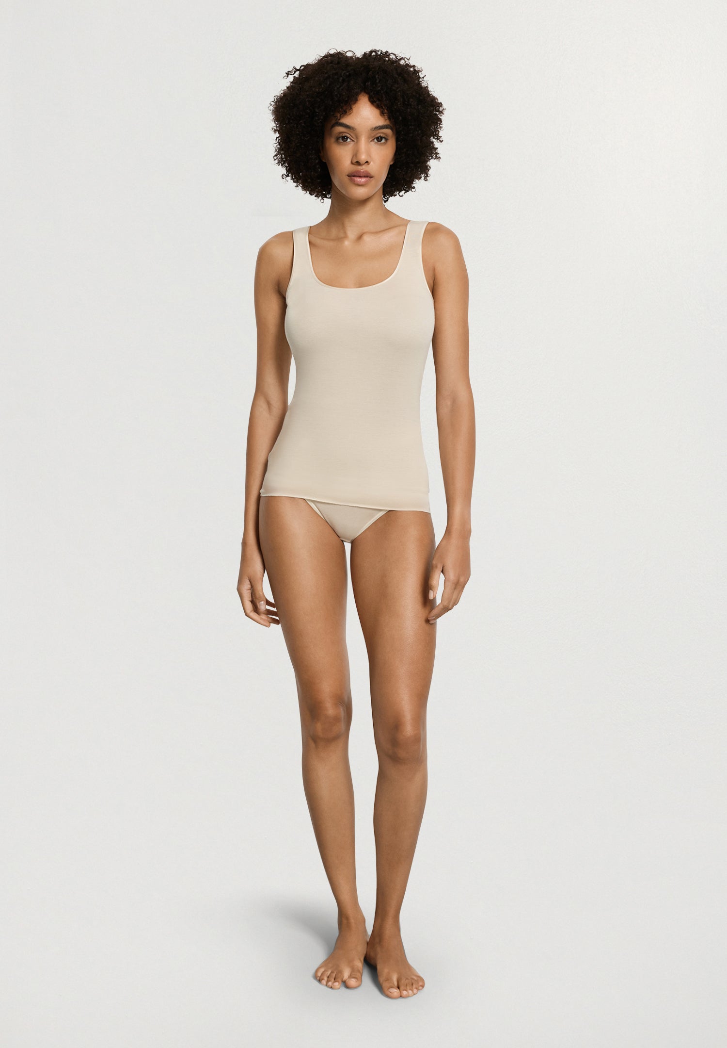 Cotton Seamless Round Neck Cotton Tank Top | Summer Sand 71604-2811