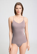 Cotton Seamless Padded Cotton Camisole | Stormy Rose 71605-2467