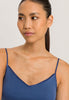 71605 Cotton Seamless Spaghetti Cami Padded - 2604 True Navy