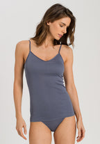 71605 Cotton Seamless Spaghetti Cami Padded - 2656 Pigeon