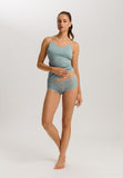 Cotton Seamless Spaghetti Cami Padded | Tourmaline Blue 71605-2712