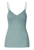 Cotton Seamless Spaghetti Cami Padded | Tourmaline Blue 71605-2712
