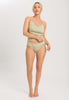 71605 Cotton Seamless Spaghetti Cami Padded - 2720 Moss Green