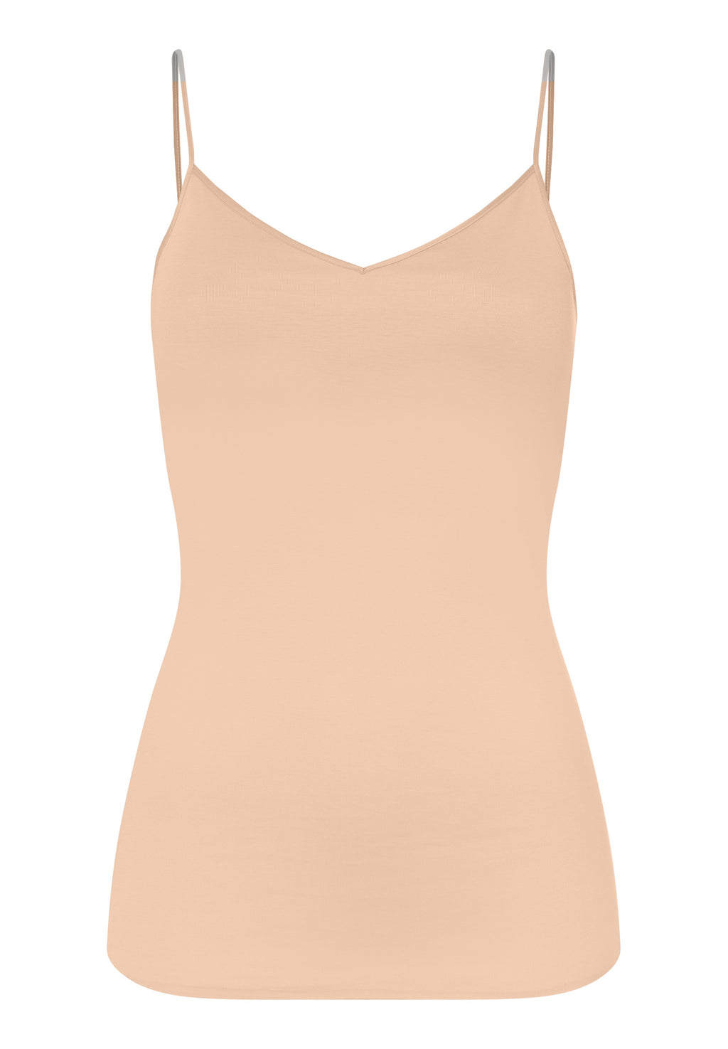 71605 Cotton Seamless Spaghetti Cami Padded - 274 Beige
