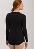 71620 Cotton Seamless L/Slv Shirt - 019 Black