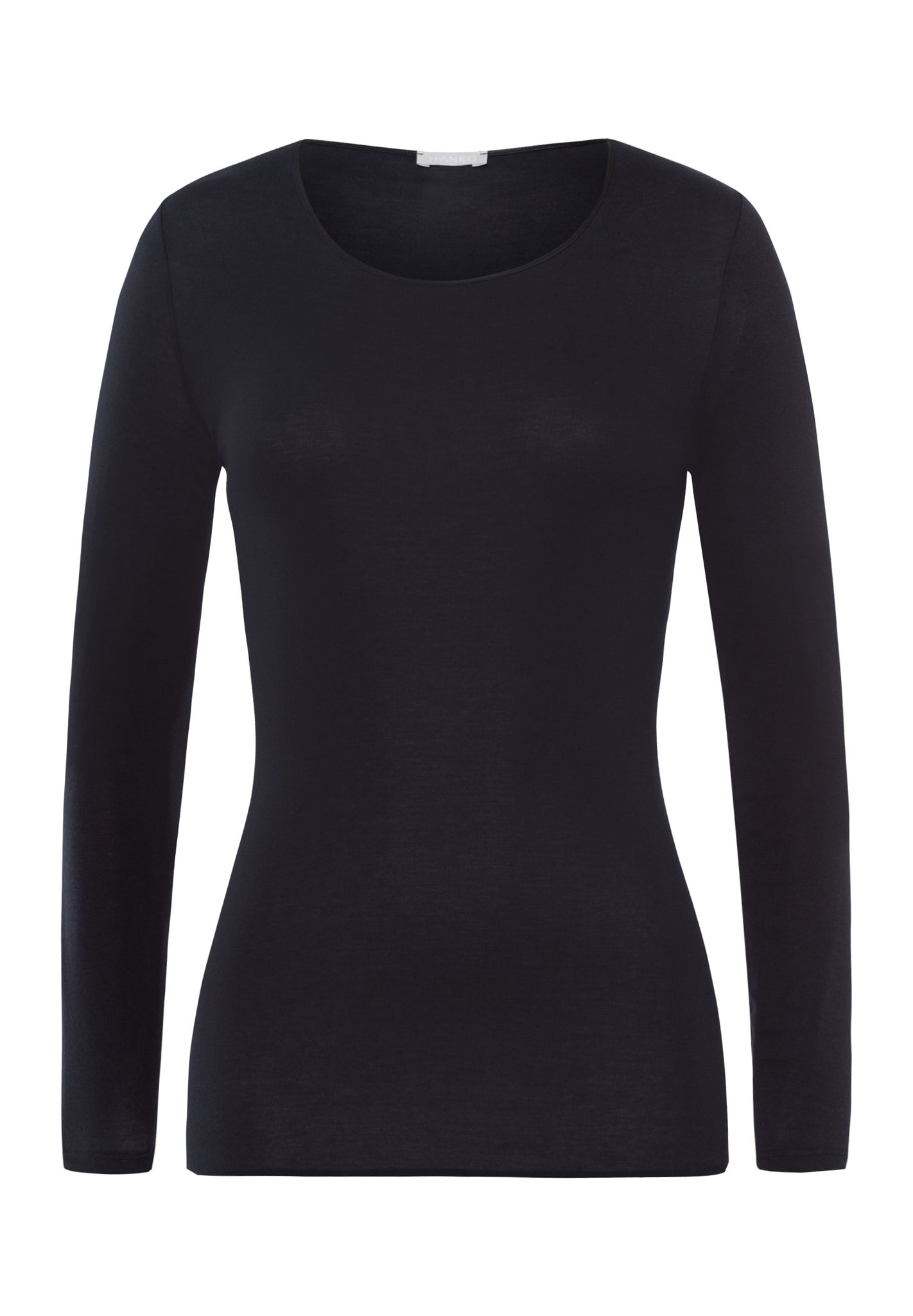 71620 Cotton Seamless L/Slv Shirt - 019 Black