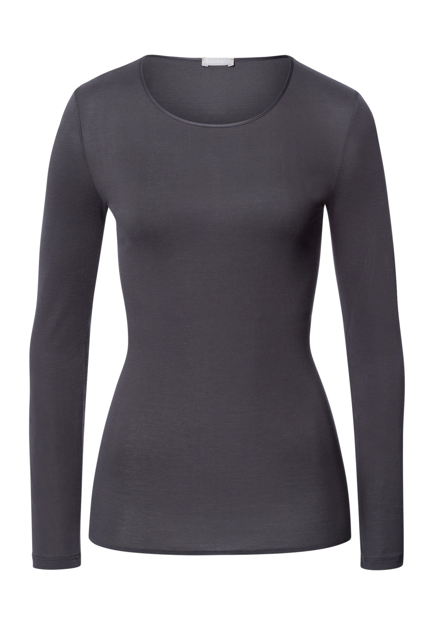 Cotton Seamless Cotton Knit Top | Black Pearl 71620-2183