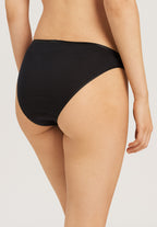 71624 Cotton Seamless High Cut Brief - 019 Black